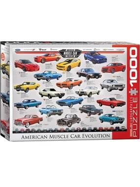 EuroGraphics Muscle Car Evolution 1000-Piece Puzzle
